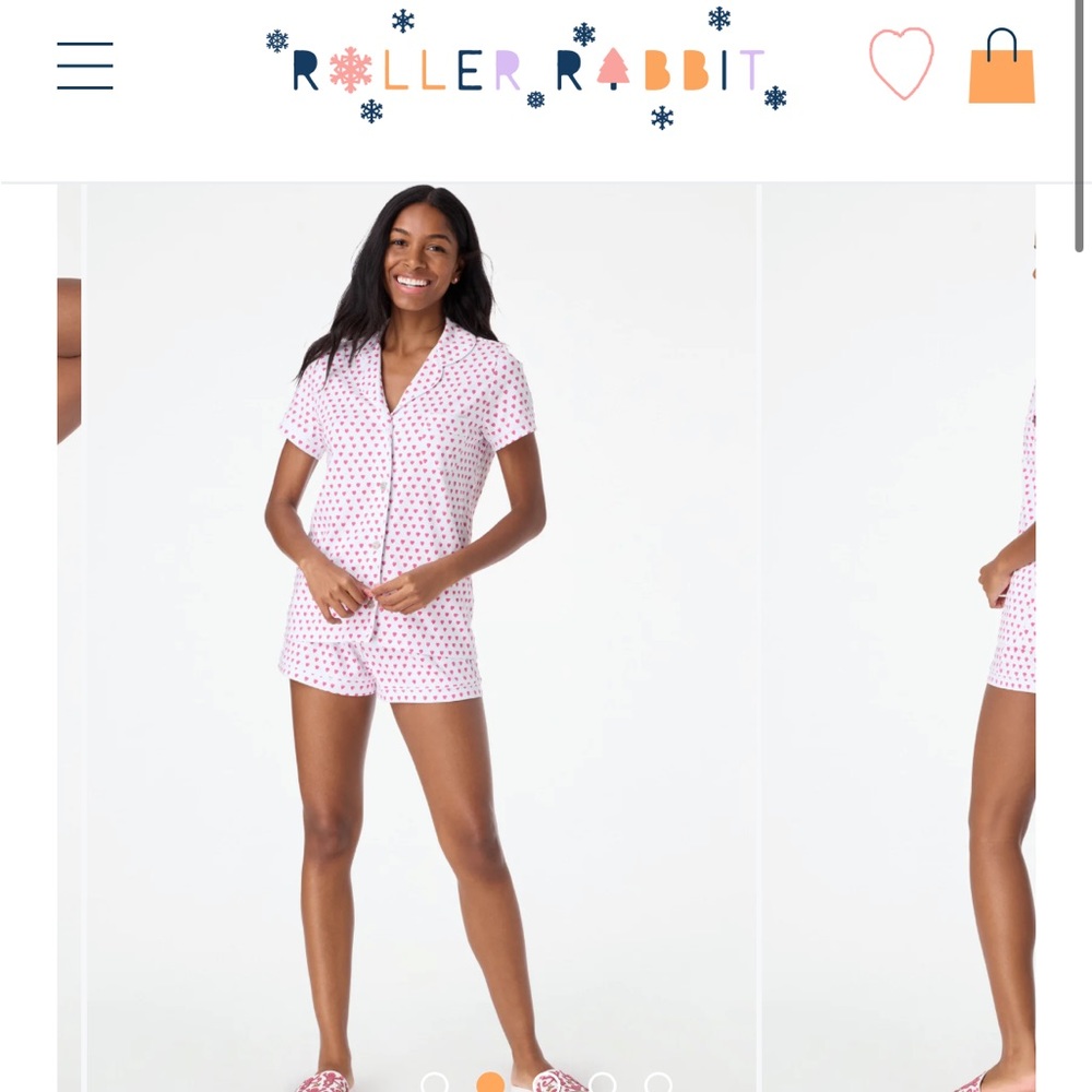 Roller Rabbit heart pjs